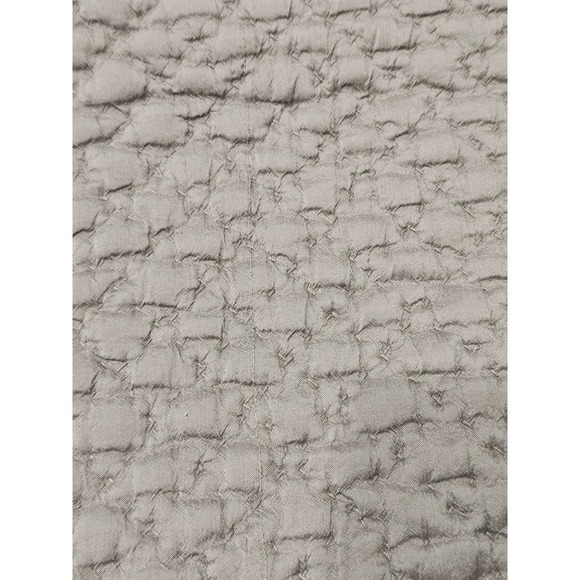 Pottery Barn Other - Pottery Barn 20x20" Throw Pillow Covers Set of 2 Gray Silk Quilted Pick Stitch